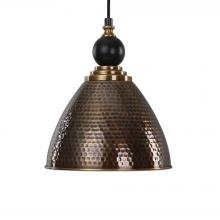  22052 - Adastra 1 Light Antique Brass Pendant